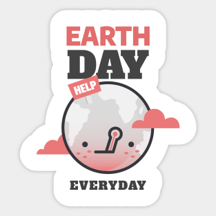 Let's Celebrate Earth Day Everyday ! Sticker